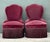 Vintage Camel Back Slipper Chairs - A Pair For Sale - Image 9 of 12
