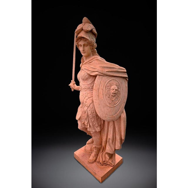 Italian Artist, Sculpture of Minerva, 1920, Marble For Sale - Image 3 of 11