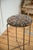 Reclaimed Antique Rug Fragment Side Table Stand 2 of 7 For Sale In New York - Image 6 of 7