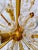 Modern Brass Sputnik Chandelier With Glass Orbs For Sale - Image 9 of 13