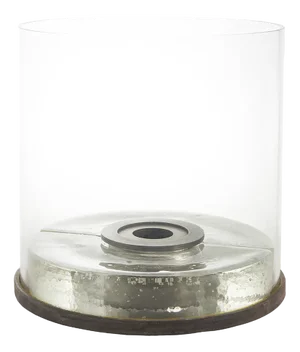 Japanese Minimalist Transparent Glass Metal Kaze Bio Fireplace by Laab Milano