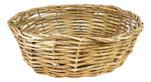 Vintage Large French Provincial Handwoven Grape Vine Twig Basket 22” Diameter