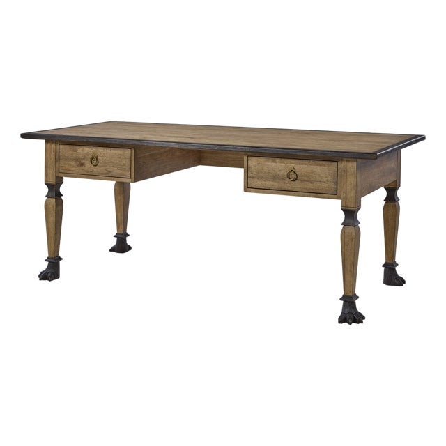 Tara Shaw for Century Furniture Trocadero Desk - French Dry Natural For Sale