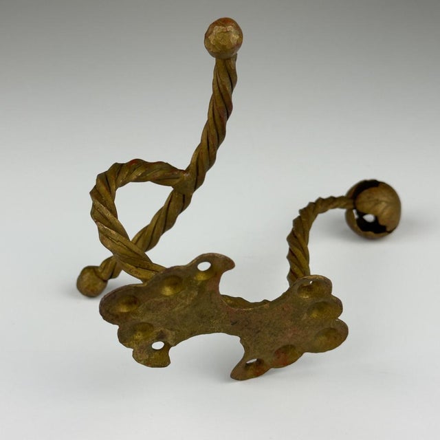 Antique Early 20th Century Bronze Wall Hook, Italy For Sale - Image 9 of 17