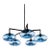 Modern Glass Chandelier For Sale