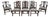 Set of 8 Maitland Smith Chippendale Mahogany Dining Room Chairs For Sale
