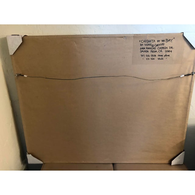 "Chiquita By the Bay" Watercolor Post Impressionist Painting For Sale In Monterey, CA - Image 6 of 10