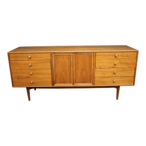 Drexel Declaration Walnut Credenza by Kipp Stewart & Stewart MacDougall