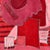 Stunning Red Hues Original Vintage Modern Oil/Board Cubist Painting of Woman With Guitar, Signed For Sale - Image 10 of 10