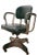 Green Mid Century Machine Age Industrial Swivel Tanker Office Chair by Harter Metal Furniture Ltd. For Sale - Image 8 of 13