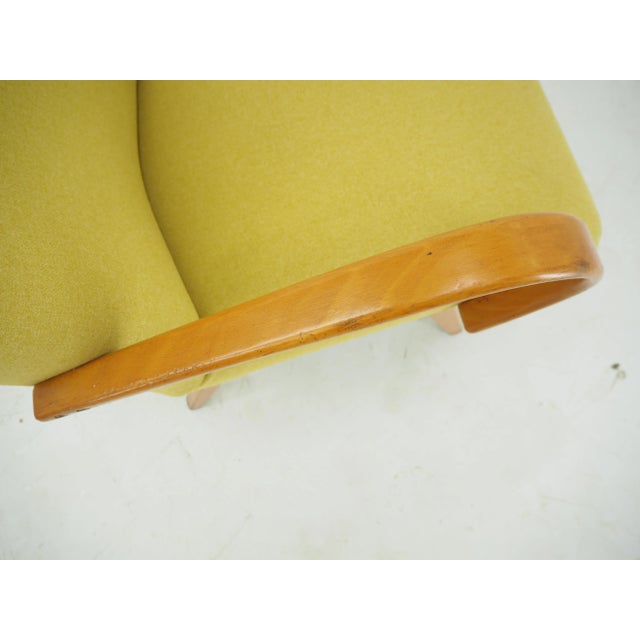 Wood Czech Beech Armchair from Thonet, 1960s For Sale - Image 7 of 17