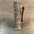 Mexican Vintage Mexican Brass and Inlaid Abalone Shell Pitcher Mexico For Sale - Image 3 of 13