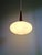 Scandinavian Pendant Light in Teak and White Opaline Glass by Louis Kalff for Philips, 1960s For Sale - Image 14 of 15