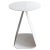 Youmy Round White Side Table by Mademoiselle Jo For Sale - Image 13 of 13