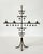 Mid-Century Modern 1960s Swedish Dangling Hearts Steel 4 Candle Candelabra by Gunnar Ander For Sale - Image 3 of 16