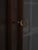 Wood Stickley Leaded Glass Cherry 2 Door Curio Bookcase Cabinet For Sale - Image 7 of 18