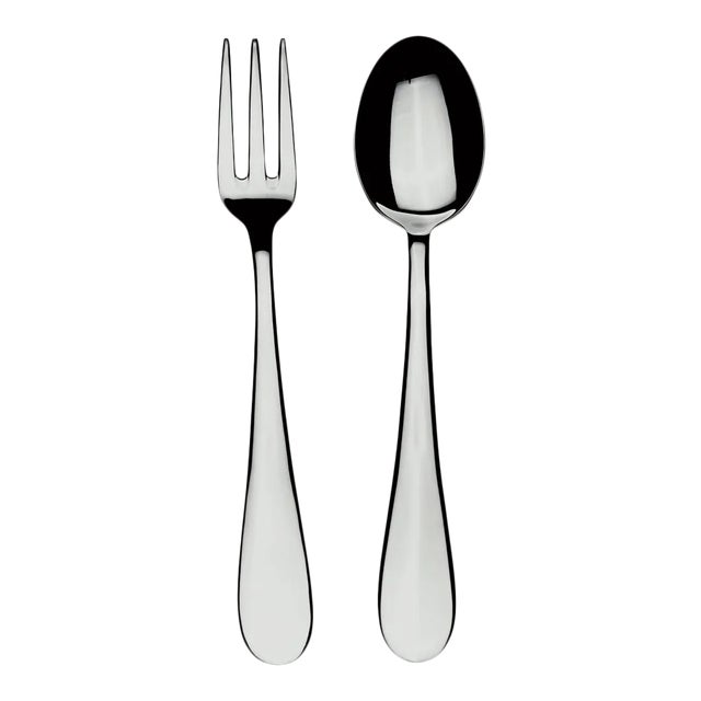 Mepra Natura 2-Piece Serving Set (fork & Spoon) For Sale