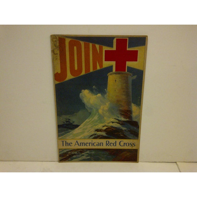 Vintage American Red Cross Poster by Howard Smith Chairish