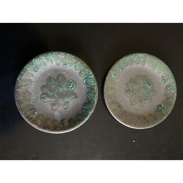 Ceramic Dinner Plates from Petit Massé, 1970s, Set of 11 For Sale - Image 6 of 11