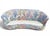 1990 Postmodern Kagan Style Biomorphic Kidney Bean Shaped Curved Platform Carson’s Sofa For Sale - Image 11 of 12