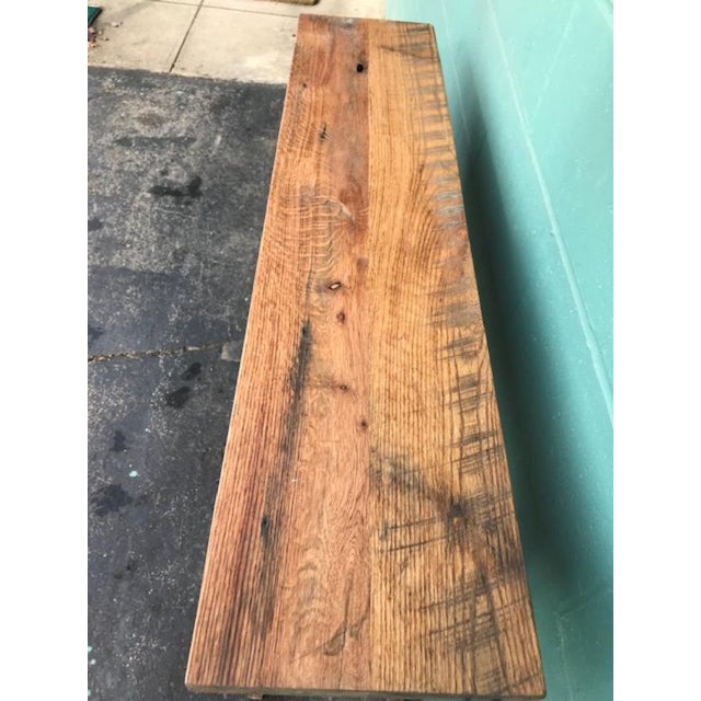 Console Table Reclaimed Oak Chairish