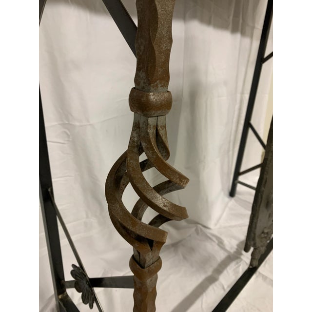 1980s Handcrafted Console With Greek Goddess For Sale - Image 4 of 13