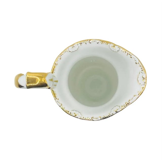Late 19th Century Antique Meissen Gilded Floral Porcelain Creamer For Sale - Image 5 of 7