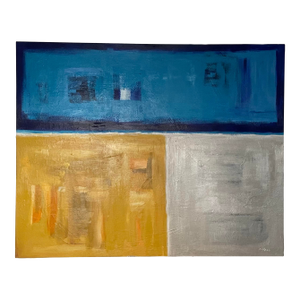 Painting Large Canvas Signed Michael Hall Original 60” X 48”