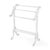 Wood Newhouse 29.25 in. W Rectangular Wood 3 Rail Traditional Blanket Stand, Cottage White For Sale - Image 7 of 7