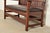 Wood L. & J. G. Stickley Antique Mission Oak Arts & Crafts Bench or Settle Sofa, Circa 1910 For Sale - Image 7 of 10