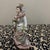 Victorian Vintage Hand-Painted Porcelain Victorian Lady Figurine For Sale - Image 3 of 8