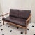 Mid-Century Modern Scandinavian Sofa in Beech Wood and Leather, 1970s For Sale - Image 4 of 16