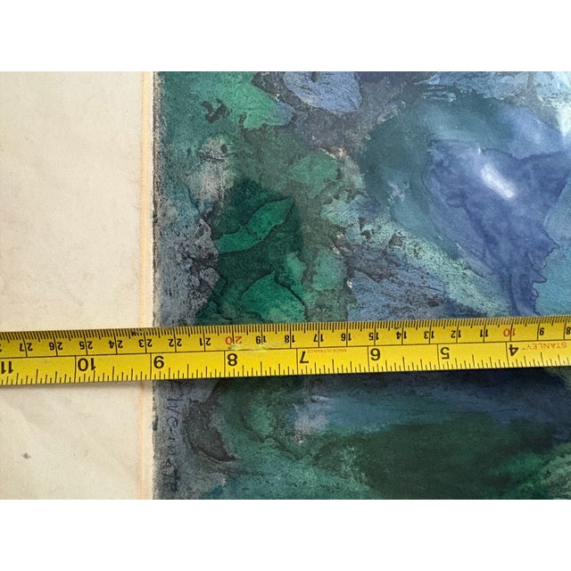 Paper Florence Weinstein Painting on Paper For Sale - Image 7 of 7