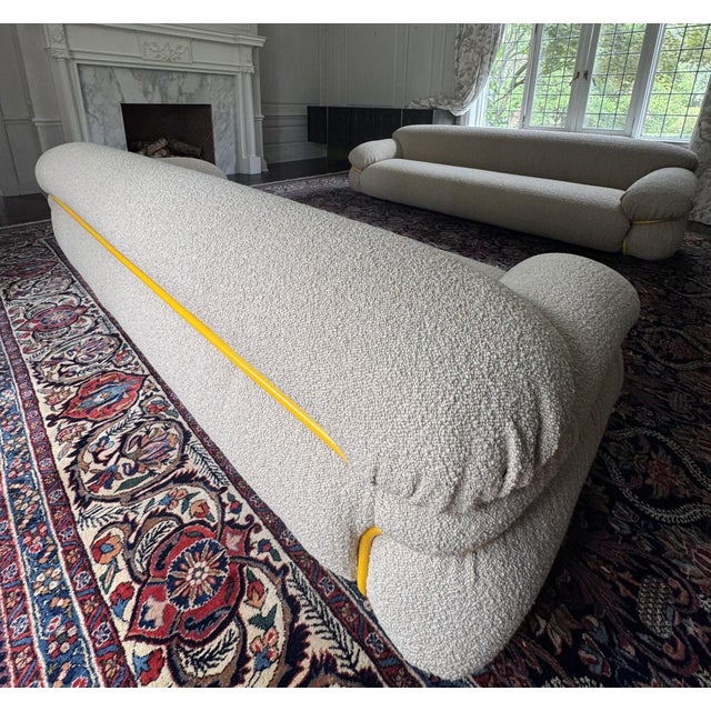 2020s Pair of Gianfranco Frattini "Sesann" Sofas for Tacchini Available Now For Sale - Image 5 of 7