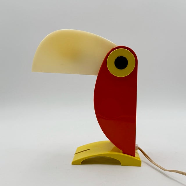 Toucan Table Light by Enea Ferrari for Old Timer Ferrari, Italy, 1970s For Sale - Image 9 of 18