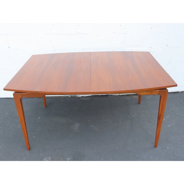 Young Furniture Mid Century Floating Top Sculptura Dining Table Six Chairs 6649 For Sale - Image 12 of 18