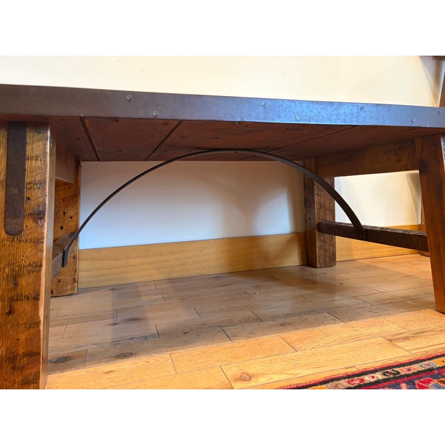 Early 21st Century Up Cycled Red Coffee Table For Sale - Image 5 of 10