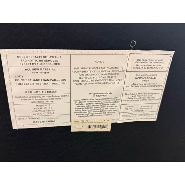 Brown Four Hands Ashton Side Dining Chairs, Set of Ten For Sale - Image 8 of 12