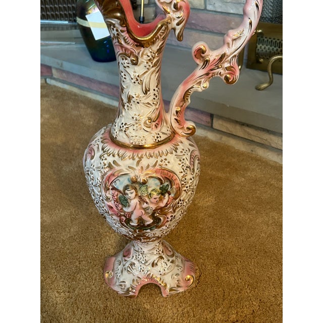 Mid 20th Century Capodimonte Vases Set of 2 Chairish