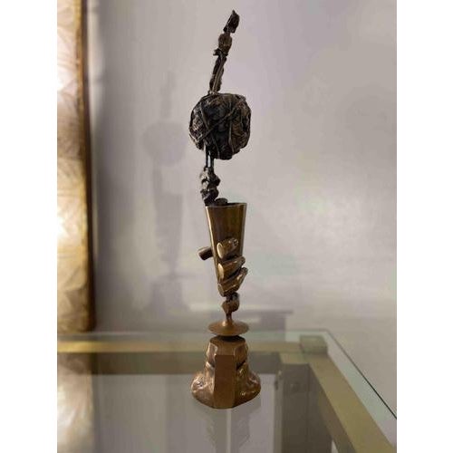 Bronze Sculpture by Novello Finotti, 1980s For Sale - Image 13 of 15