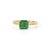 VR Jewels 1.63ct Square Cut Zambian Emerald Diamond 14k Gold Victorian Engagement Ring Size 8 For Sale - Image 4 of 18