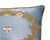 Venice Blue Silk Velvet Embroidered Throw Pillow Cover, 12 X 20 For Sale - Image 4 of 8