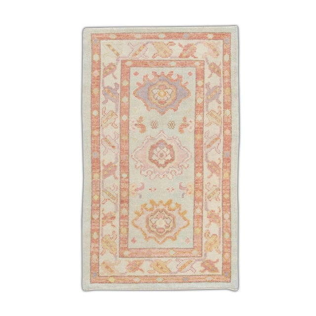 Modern Turkish Oushak Rug 2'10" x 4'9" For Sale - Image 10 of 10