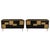 Black Black Murano Glass and Hammered Brass Sideboard from Justfurnituress SRL For Sale - Image 8 of 9