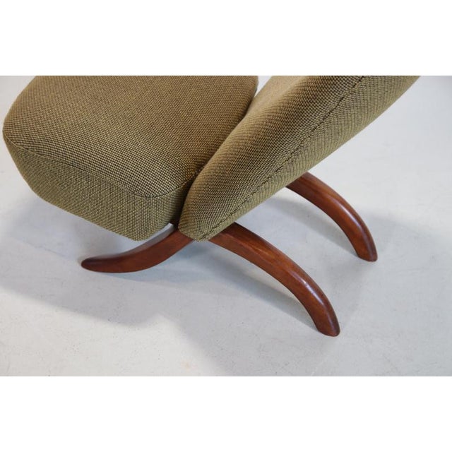 Textile Vintage Congo Chairs by Theo Ruth for Artifort, 1950s, Set of 2 For Sale - Image 7 of 8