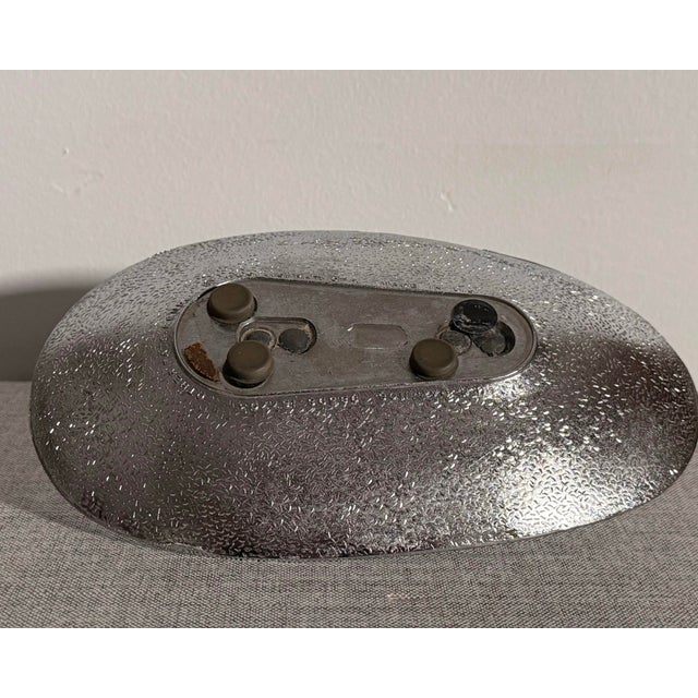 Metal 1950s Chrome Pincherette Fighting Cats Ashtray or Catchall For Sale - Image 7 of 8