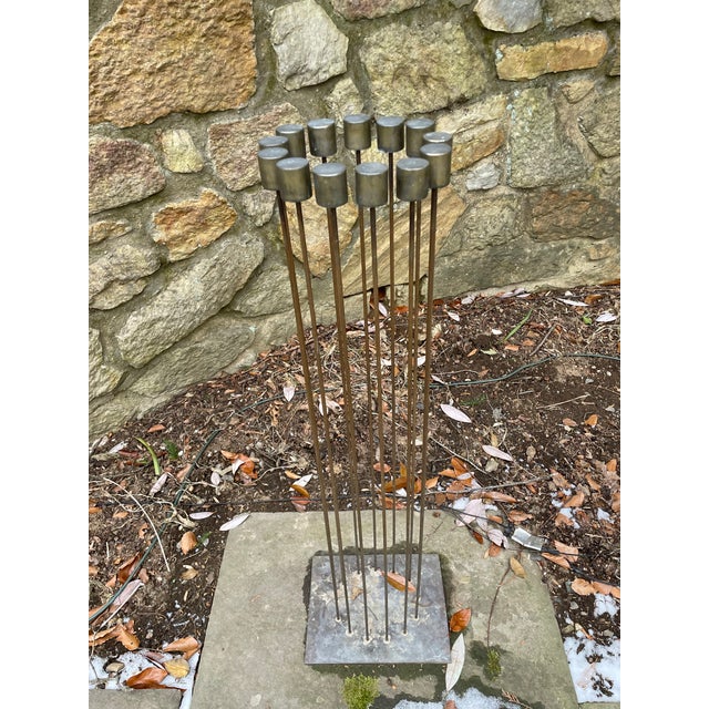 • This is a beautiful MONUMENTAL Genuine one of a kind signed handmade Harry Bertoia designed Val Bertoia sonambient sound...