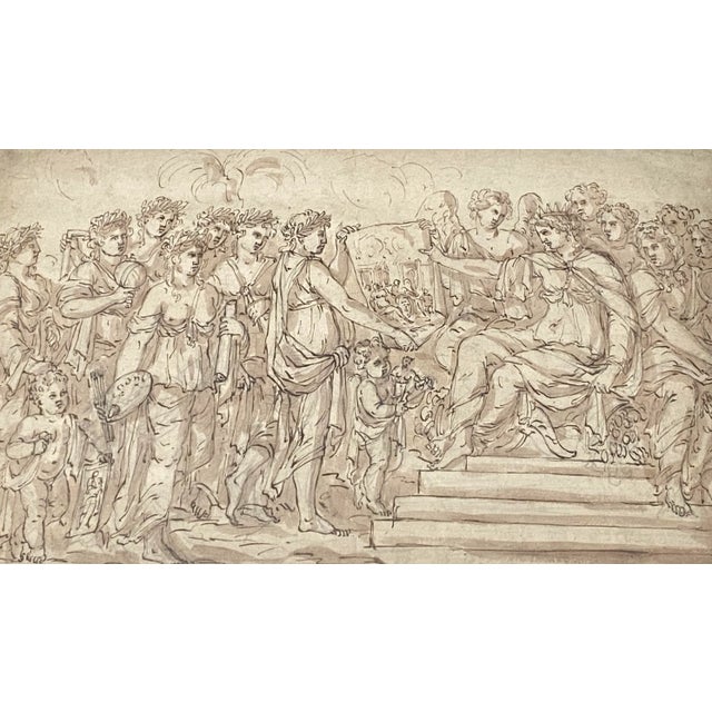18th to 19th Century "Art Presentation" Old Master Drawing For Sale In San Francisco - Image 6 of 12