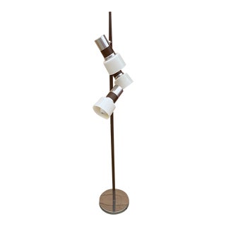 Mid Century Tension Pole Floor Lamp For Sale