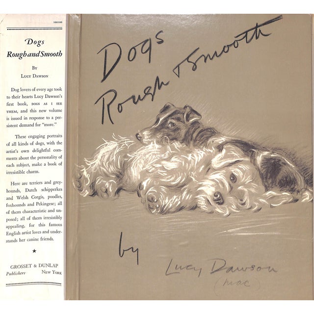 Traditional "Dogs Rough and Smooth" Book 1973 Dawson, Lucy For Sale - Image 3 of 12